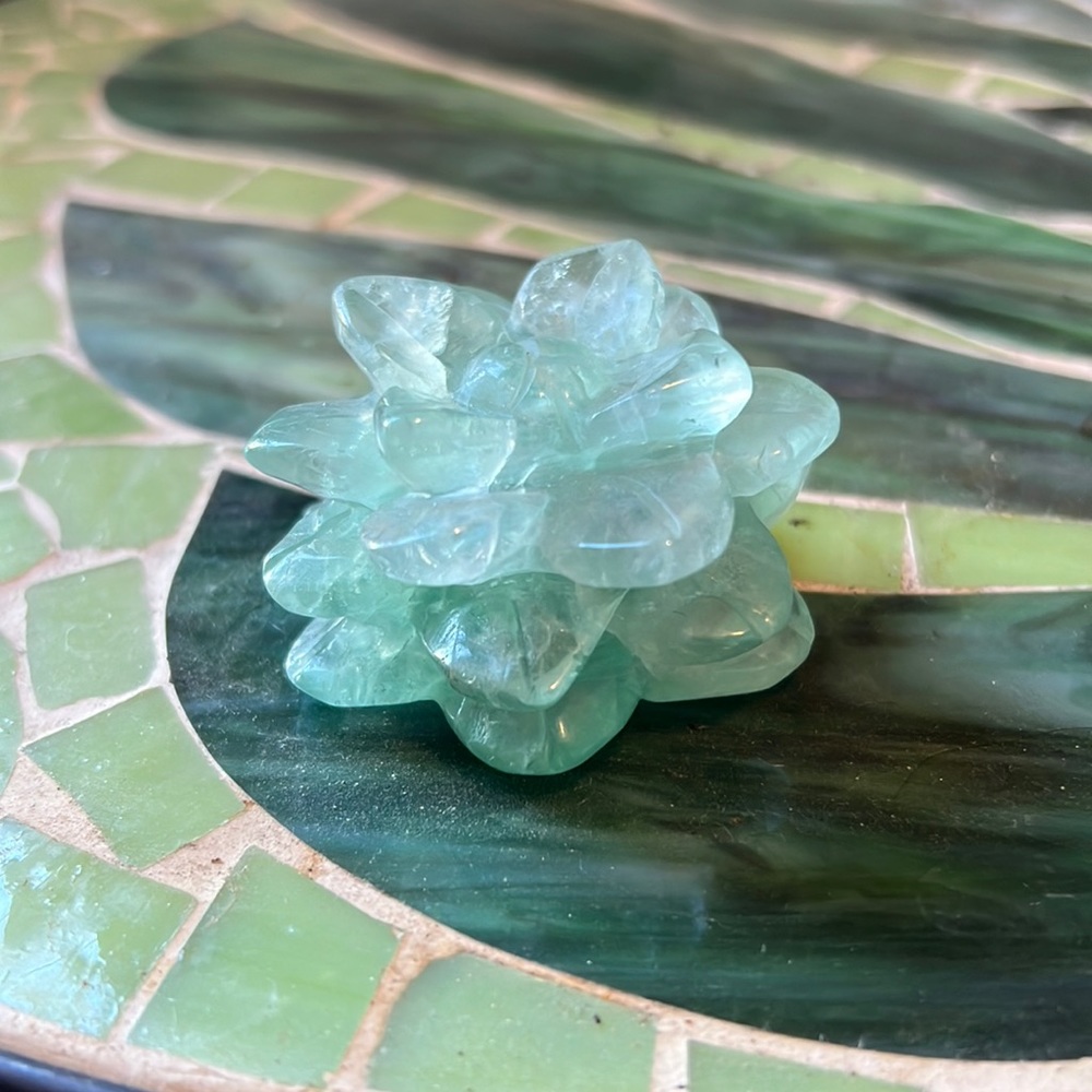 Green Fluorite Succulent